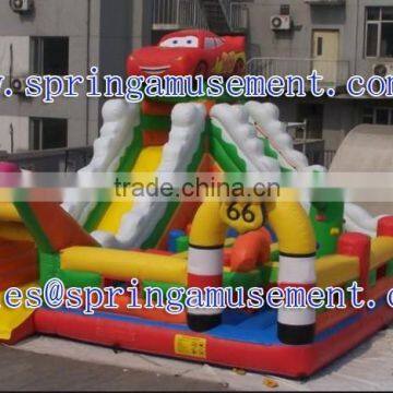 Inflatable Slide bouncer, fun city SP-FC017