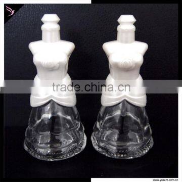 Empty Glass Nail Polish Bottle Square Glass Bottles photo-3
