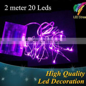 Purple 5V window led light string decoration