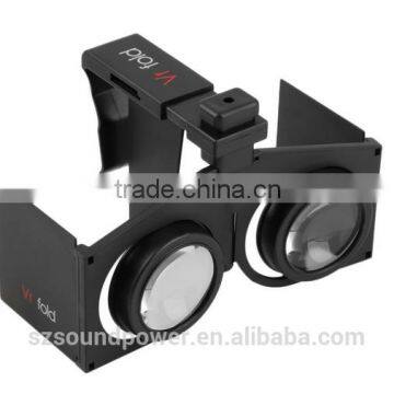 2016 Foldable 3D Glasses VR-Fold Google Cardboard Virtual Reality VR 3D Video Movie Games Glasses For 4- 6.5" inch Smartphone                        
                                                Quality Choice