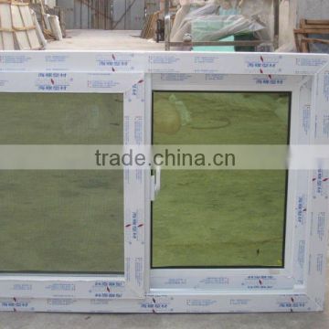 pvc frame stained glass window