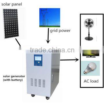 Portable All in One Cabinet System PV Panel System 5kw off Grid Solar System With Inverter,controller, Battery Built in photo-2