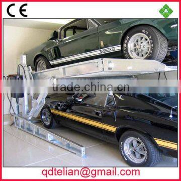 smart tilting car parking lift space saver