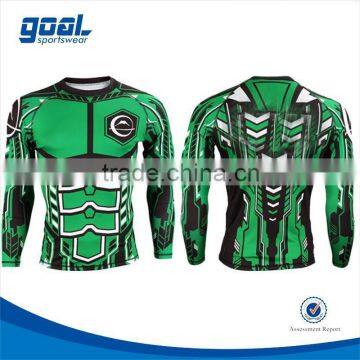 Custom blank club customized sublimation rash guard