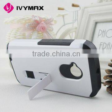 China Factory Supply Slim Armor Stand Case for Motorola e2