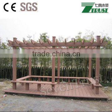 2015 Hot-sale WPC Pergola,eco-friendly Pergola, Outdoor Pergola, photo-5