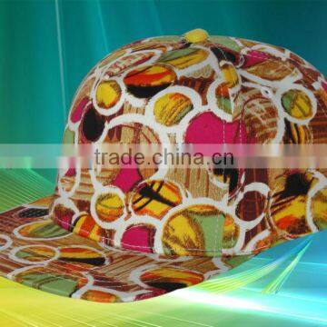 New Style Custom Floral 5 Panel Hat photo-2