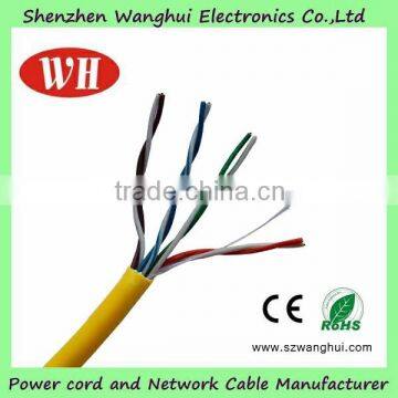 cat5e cable copper/utp flat cat5e cable/insulated cat5e utp cable