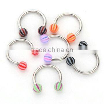 Stainless Steel Unique Cheap Charming Magnetic Eyebrow Rings CBR Body Piercing Jewelry