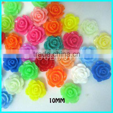 Resin Flower Decoration , Plastic Flower Trimming ,Little Plastic Flower