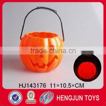 EN71 Halloween toy plastic Jack-o-lantern with light and sound from made in China