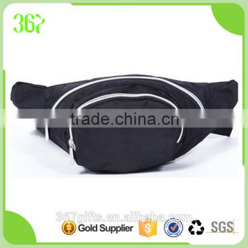 Top Selling Promotional Nylon 210D Lining Durable Waist Bag with Two Pocket