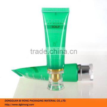 transparent cosmetic tubes for hair cream 50ml