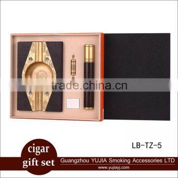 Guangzhou Wenge Custom Wooden Cigar Ashtray Gift Set photo-3