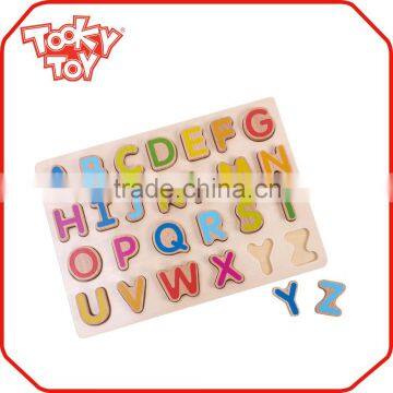 Children Play Block Game Wooden Alphabet Puzzle Wooden Puzzle Toy
