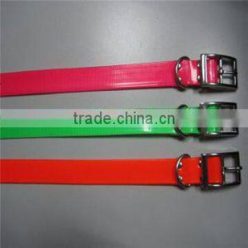 Waterproof Reflective Dog Collar TPU Coated Nylon Webbing Dog Belt photo-3