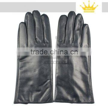 black leather driving gloves sheep leather gloves ladies fashion sheepskin leather gloves