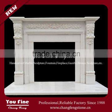 Indoor Used Freestanding Decorative Marble Electric Fireplace