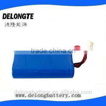 OEM/ODM battery 7.4v 2600mah battery pack 18650 cylindrical li-ion battery pack for led light