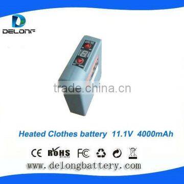 Electric heated clothes smart lithium ion battery 11.1V 4000mAh