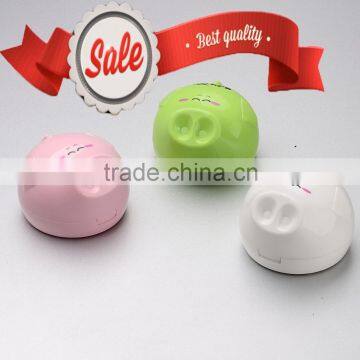 Factory outlet 3D Contact Lens Case, lovely pig contact lens box, love cartoon contact lens case