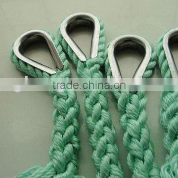 Marine rope with PE,PP,Polyester,Nylon,Cotton