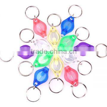 White Light 20000mcd Wholesale Custom Logo Led Key Chain Factory