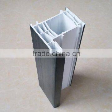 Quality PVC window extruded plastic profile 70 mm series quality good sound insulation upvc profile for windows and doors