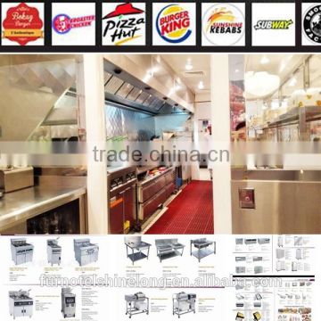 Hot Sales Of Fast Food Restaurant Equipment with CE Certificates