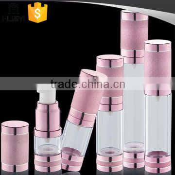 Nice pink color plastic lotion pump cosmetic airless bottle                        
                                                Quality Choice