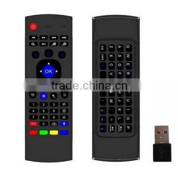 for apple tv smart tv box air mouse double sided air keyboard voice control remote control usb control
