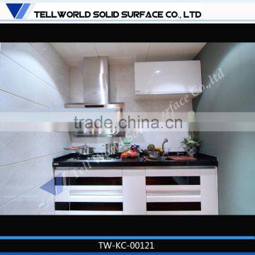 Quality Assurance Beige Quartz Stone Kitchen Countertop