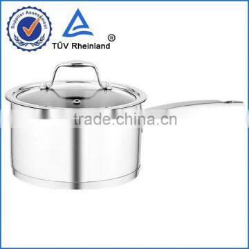 Korean popular noodle pot with long insulated handle