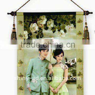 Beautiful Wedding Picture Printing with wooden pole