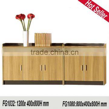 Eco-friendly Melamine wood low storage cabinet