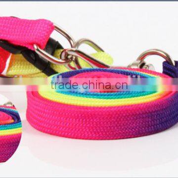 Factory Price Rainbow Nylon Leash and Chest For Small/large Dogs;nylon Material Dog Leash and Dog Chest photo-6