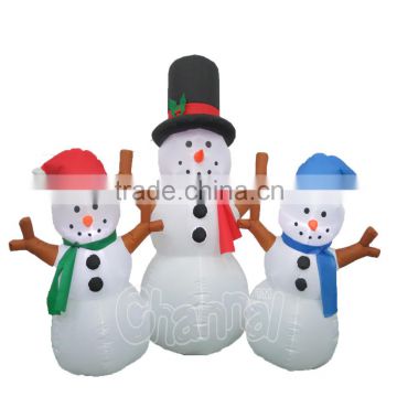 100% polyester inflatable snowman new products 2016