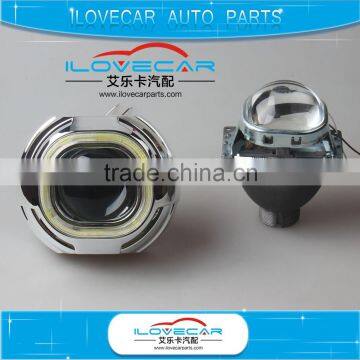 The very popular 3.0 inch H/L projector lens with Q5 square shroud for HID xenon headlight