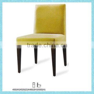 PU upholstered modern ash solid wood chair