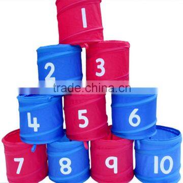 Portable Receive Barrels Colored Storage Baskets