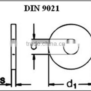 Din9021 flat washers fastener