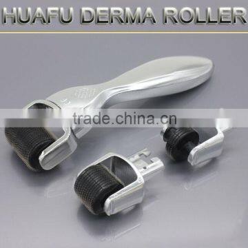 Huafu 2016! OEM Factory Wholesale Changeable Needles Kit Gold Derma Roller photo-2