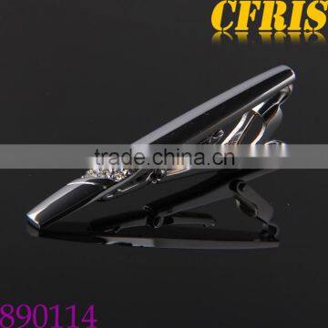 Wholesale polished metal clip tie