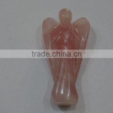 ROSE QUARTZ ANGEL: Wholesaler Manufacturer