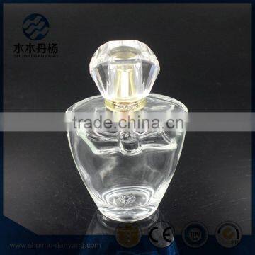 Hot Sale 100ml Clear Glass Perfume Bottle With Fancy Cap photo-3