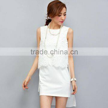 vintage lady fashion white new design bodycon dress