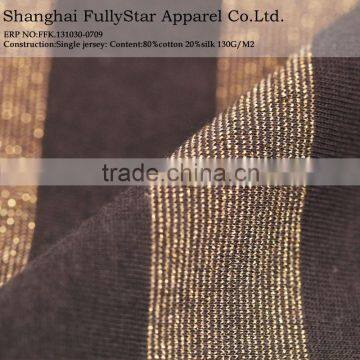 fashion knitted silk wholesale cotton fabric