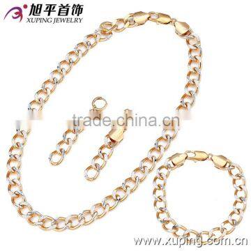 guangzhou fashion jewelery set charm jewelry gold filled chain jewelry set