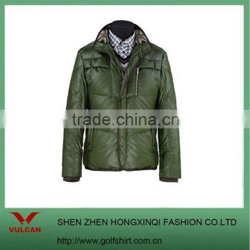 jacket fashion 2012 use polyester material lining down