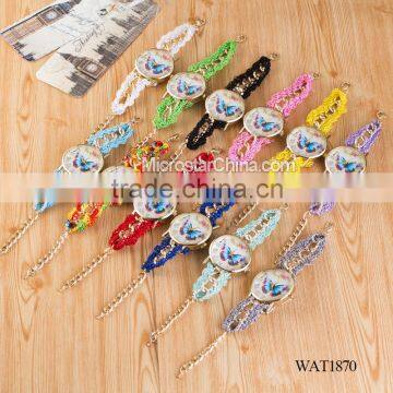 DIY Hand Made Woven Chain Butterfly Braided Watch photo-6